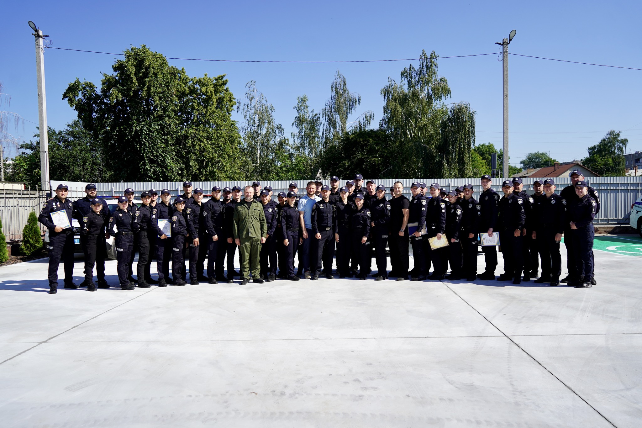 В Борисполі привітали поліцейських з професійним святом